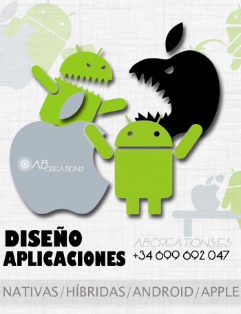 diseño aplicaciones moviles android apple nativas hibridas